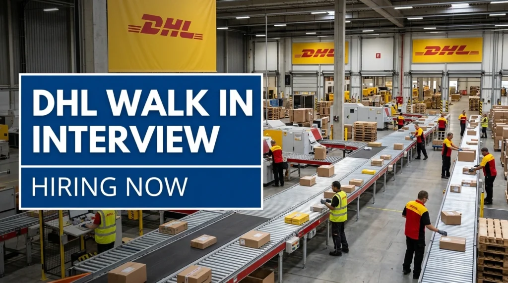 DHL Walk in Interview 2026 | Global Logistics Jobs UAE