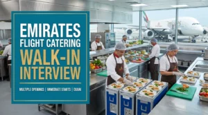 Emirates Flight Catering Walk in Interview 2026 | Aviation F&B