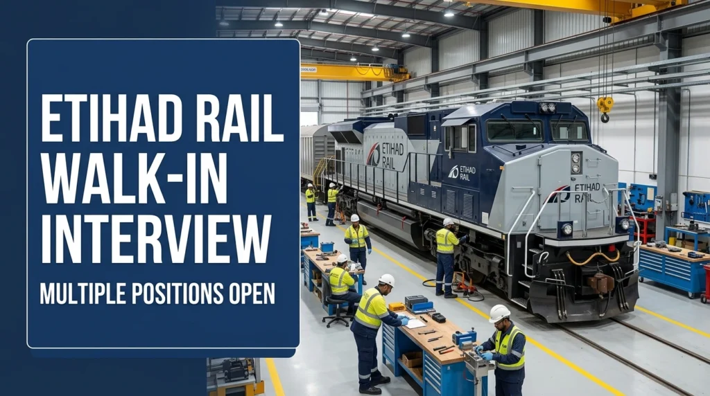 Etihad Rail Walk in Interview 2026 | UAE Track & Civil Jobs