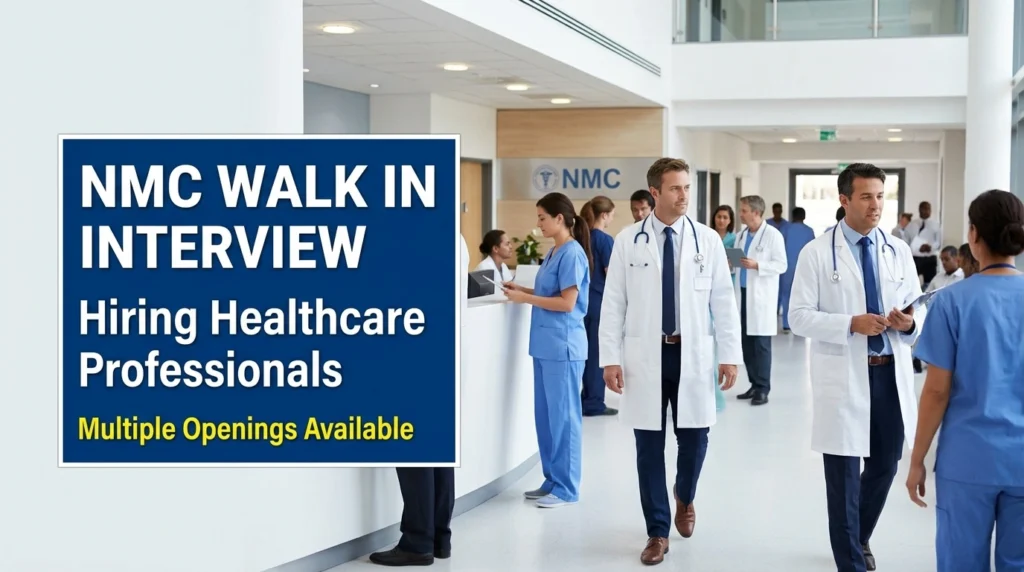 NMC Walk in Interview 2026 | Healthcare & Nursing Jobs Dubai