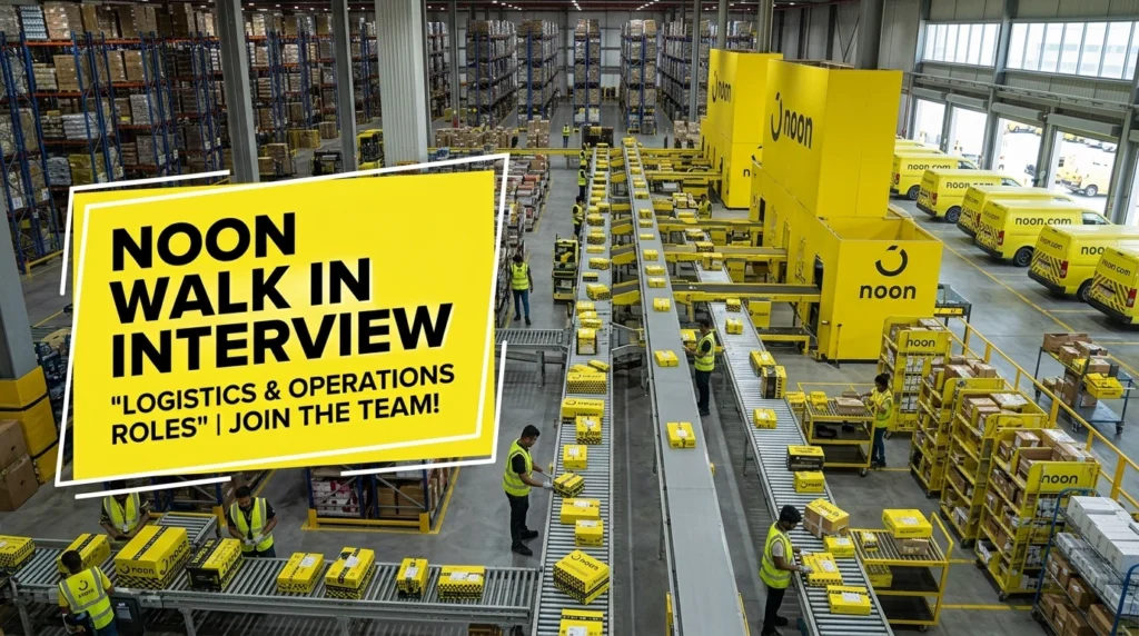 Noon Walk in Interview 2026 | Warehouse & Delivery Jobs UAE