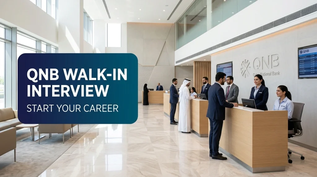 QNB Walk in Interview 2026 | Qatar National Bank Careers