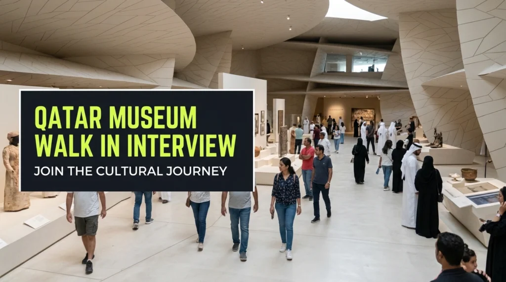 Qatar Museum Walk in Interview 2026 | MIA & NMoQ Jobs