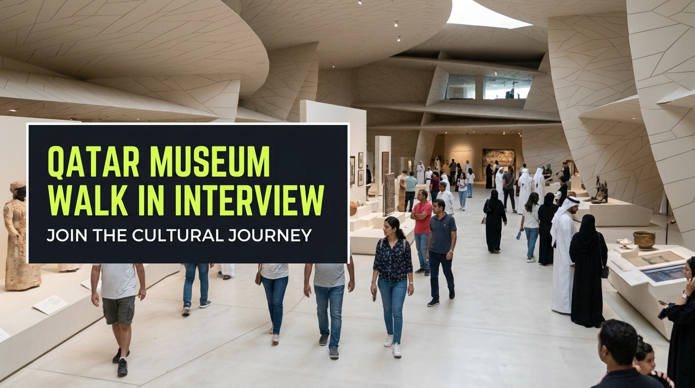Qatar Museum Walk in Interview 2026 | MIA & NMoQ Jobs
