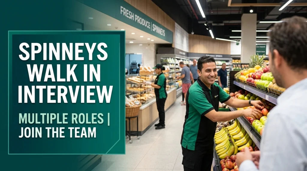 Spinneys Walk in Interview 2026 | Supermarket & Retail Jobs UAE