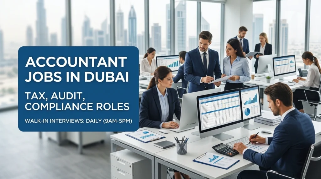 Walk In Interview for Accountant Jobs in Dubai 2026