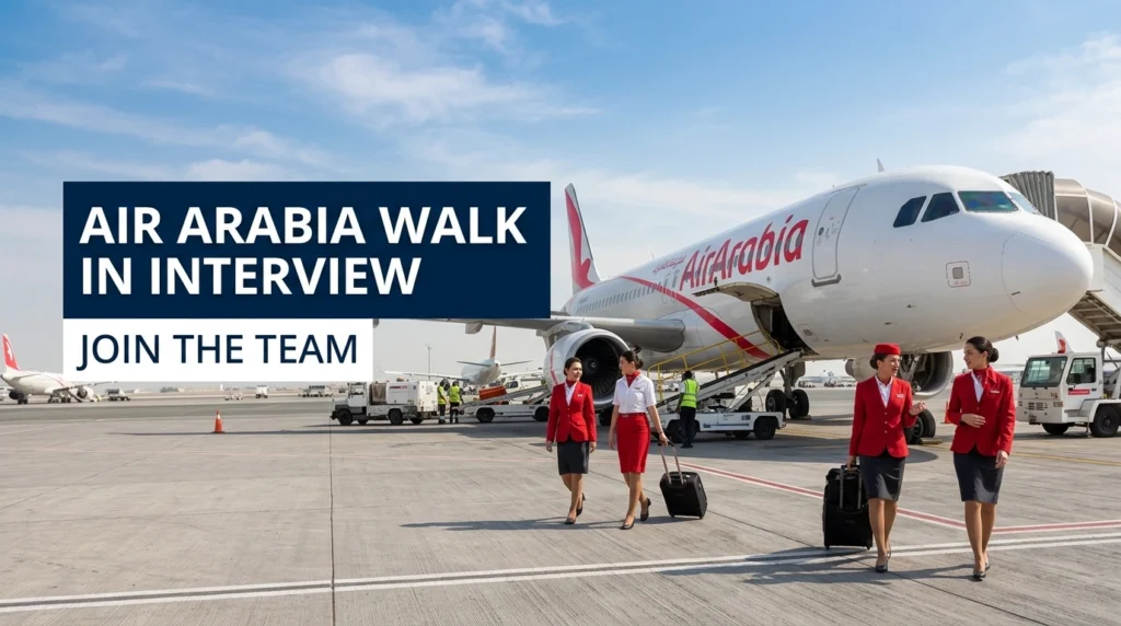 Air Arabia Walk In Interview 2026 | Cabin Crew & SAS Ground Jobs