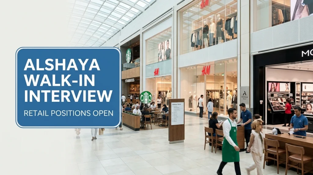 Alshaya Group Walk In Interview 2026 | UAE Retail & Cafe Jobs