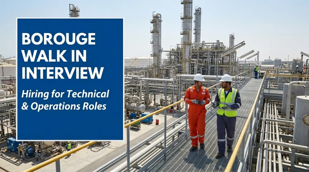 Borouge Walk In Interview 2026 | UAE Petrochemical & Plant Jobs