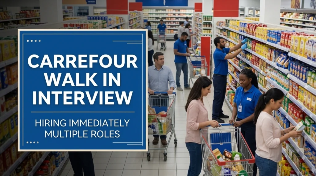 Carrefour Walk In Interview 2026 | UAE Mega Retail Jobs