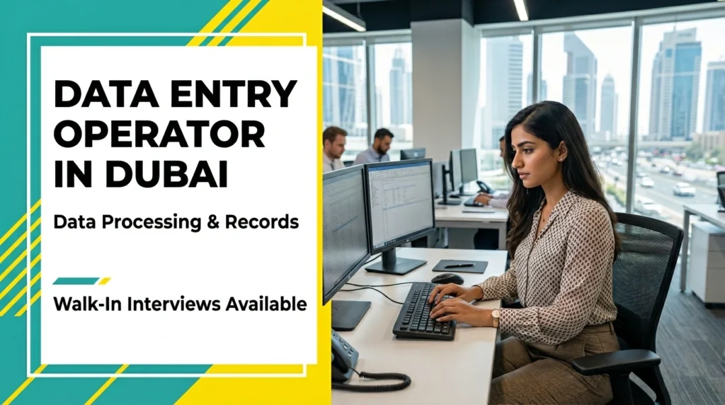 Walk In Interview for Data Entry Operator Jobs in Dubai 2026