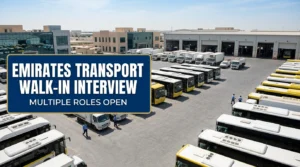 Emirates Transport Walk In Interview UAE 2026 | Driver Jobs