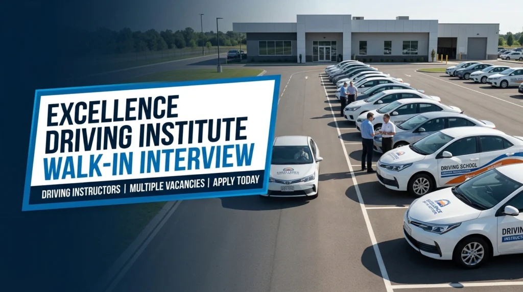 Excellence Driving Institute Walk In Interview Dubai | RTA Instructor Jobs