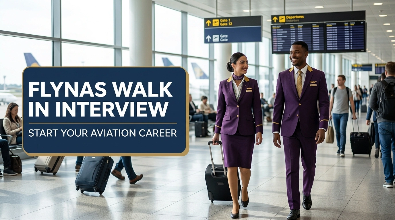 flynas Walk In Interview Saudi Arabia 2026 | Cabin Crew Jobs