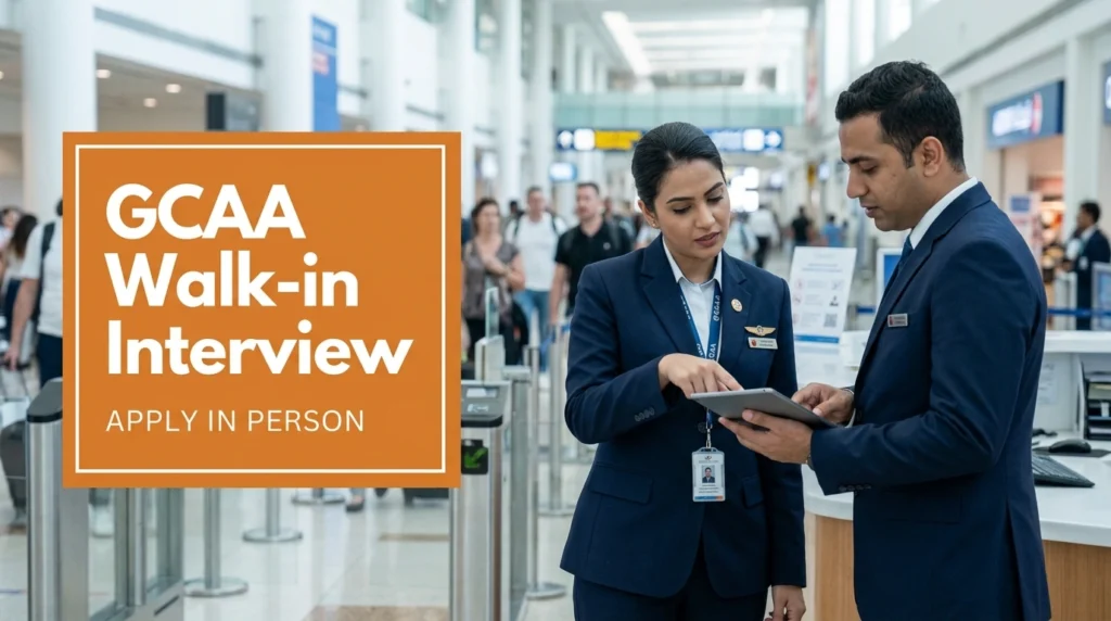 GCAA Walk In Interview UAE 2026 | Federal Aviation Jobs
