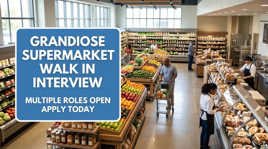 Grandiose Walk In Interview 2026 | UAE Premium Retail Jobs