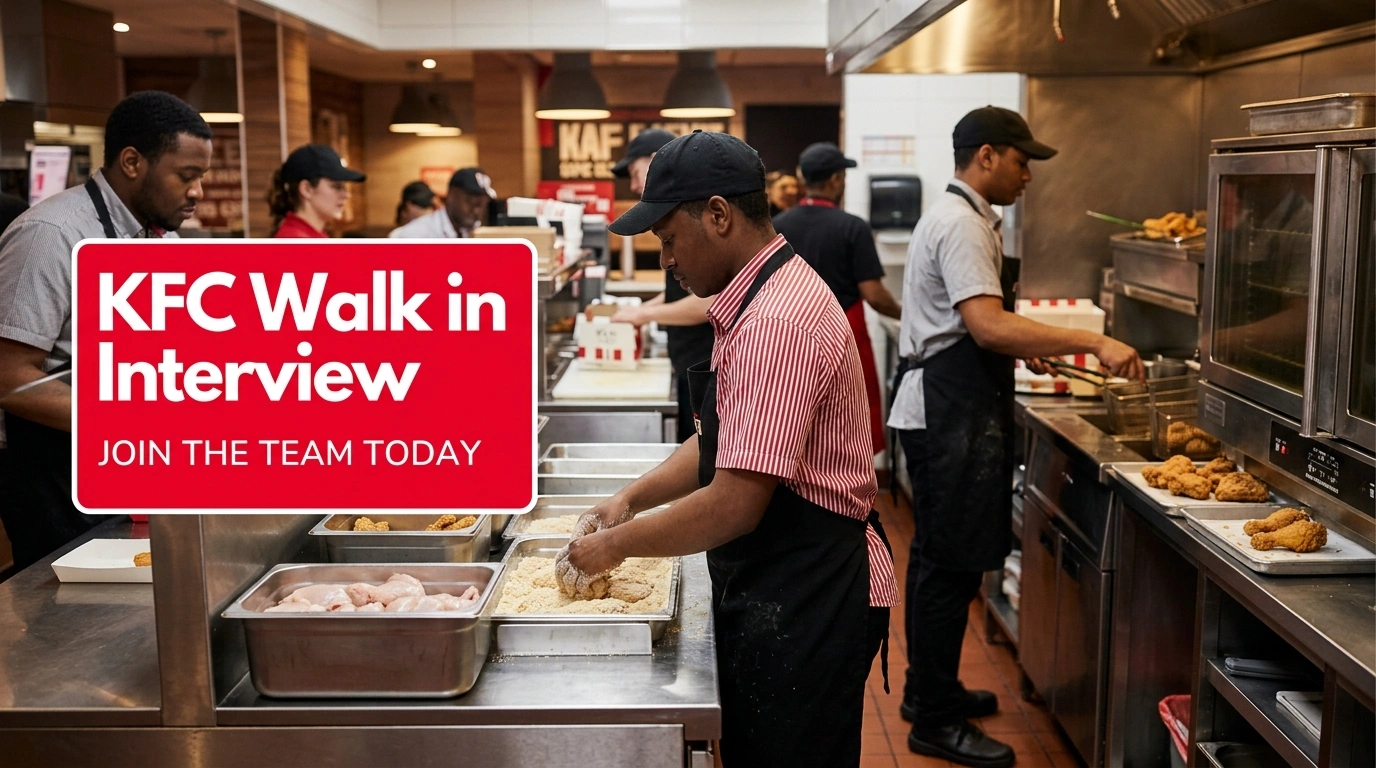 KFC Walk In Interview 2026 | Americana Group Fast Food Jobs