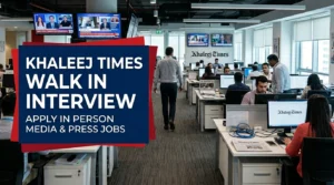 Khaleej Times Walk In Interview 2026 | UAE Media & Sales Jobs