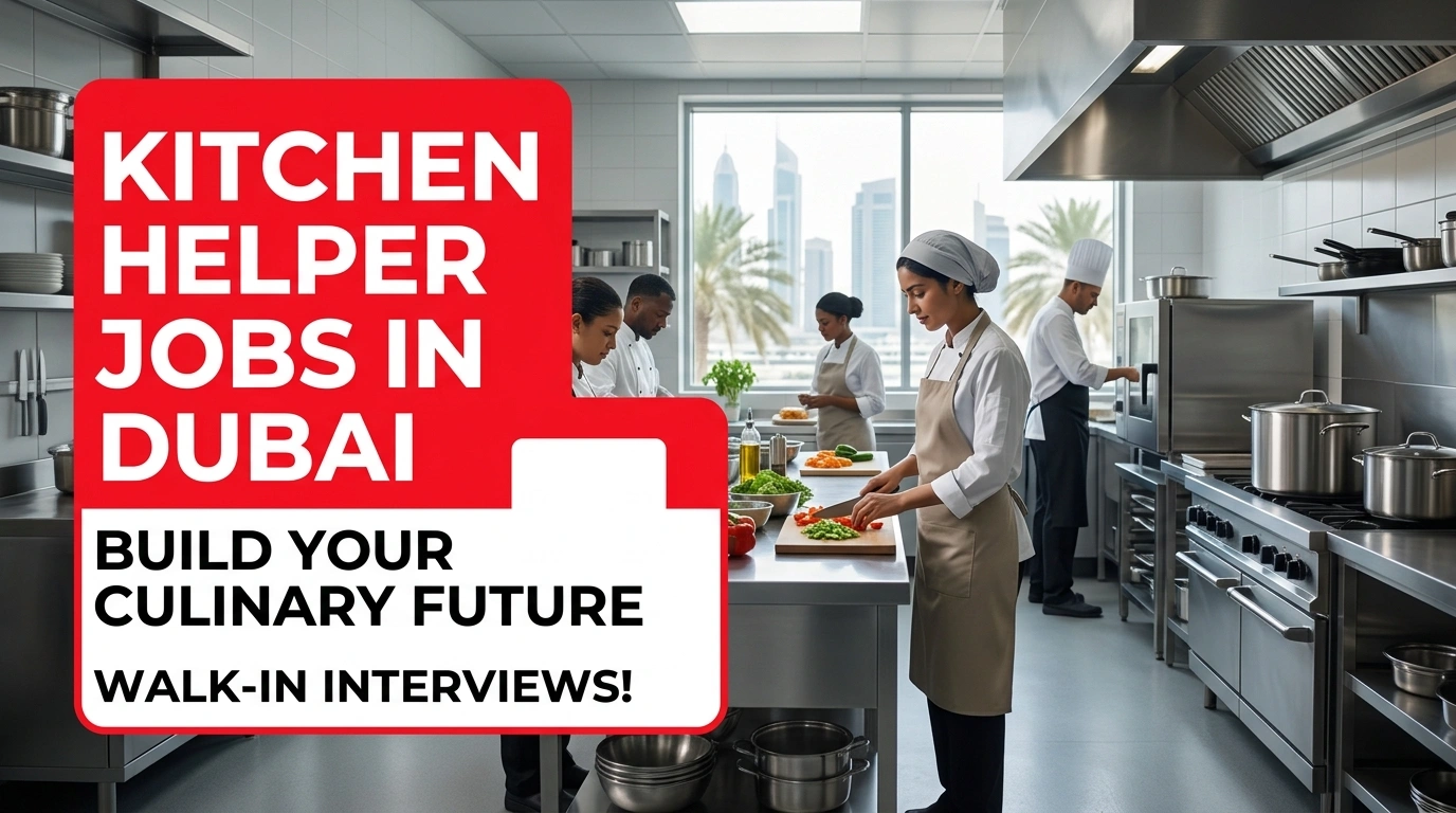 Walk In Interview for Kitchen Helper Jobs in Dubai 2026
