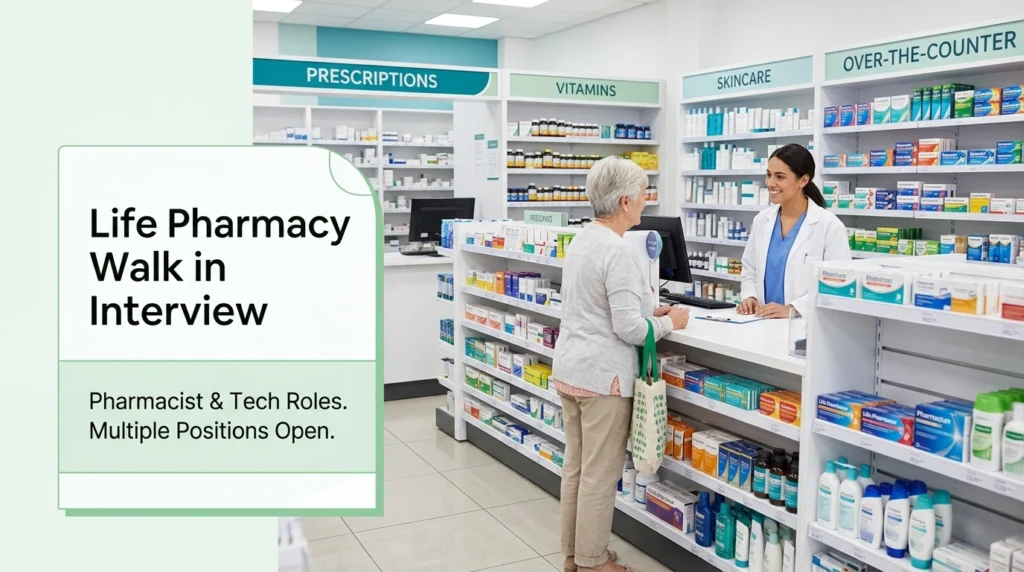 Life Pharmacy Walk In Interview Dubai 2026 | DHA Healthcare Jobs