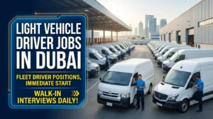 Walk In Interview for Light Vehicle Driver Jobs in Dubai 2026