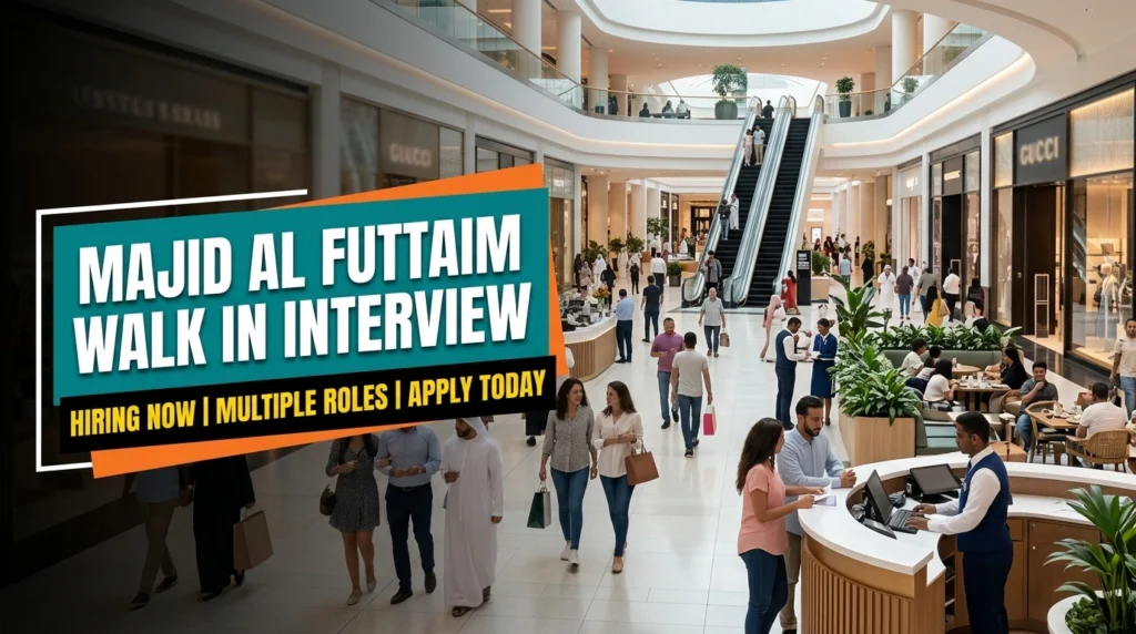 Majid Al Futtaim Walk In Interview 2026 | Carrefour & VOX Jobs
