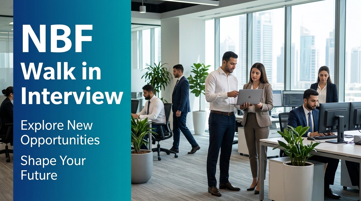 NBF Walk In Interview 2026 | SME & Corporate Banking Jobs UAE