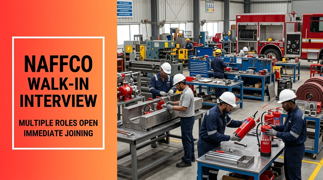 NAFFCO Walk In Interview 2026 | UAE Fire Safety & MEP Jobs