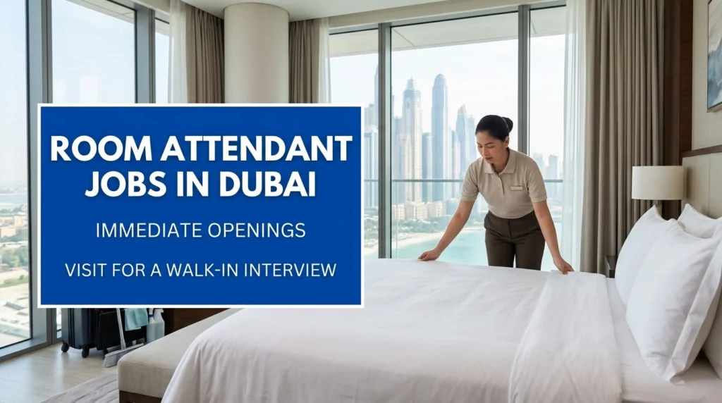 Walk In Interview for Room Attendant Jobs in Dubai 2026