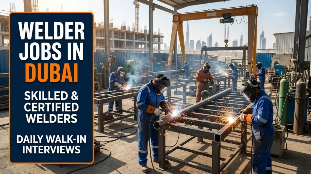 Walk In Interview for Welder Jobs in Dubai 2026
