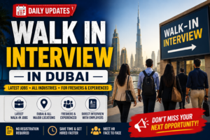 Attending a walk in interview in Dubai